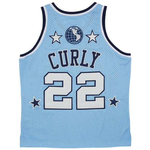 NEW Curly Neal Harlem Globetrotters Throwback Swingman Jersey (Light Blue) - Picture 3 of 3